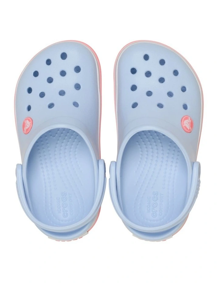 Crocband Clog Infant Beach Sandals In Blue image 3