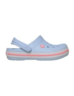 Crocband Clog Youth Beach Sandals In Blue