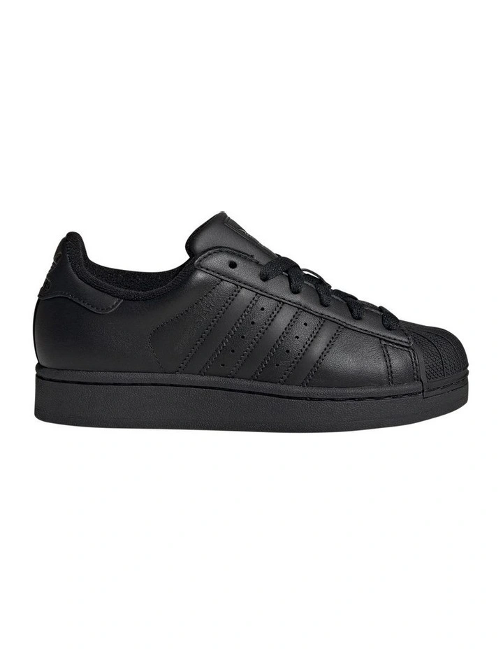 Superstar Ii Black Grade School Sneakers In Black image 1