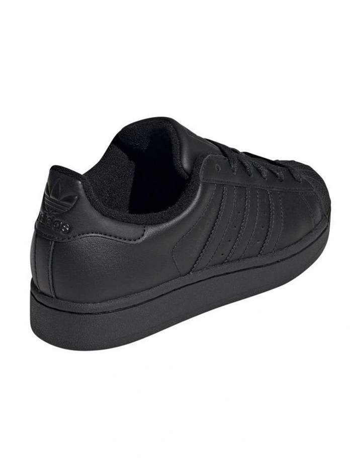 Superstar Ii Black Grade School Sneakers In Black image 5