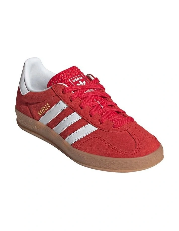 Gazelle Indr Grade School Sneakers In Red image 4
