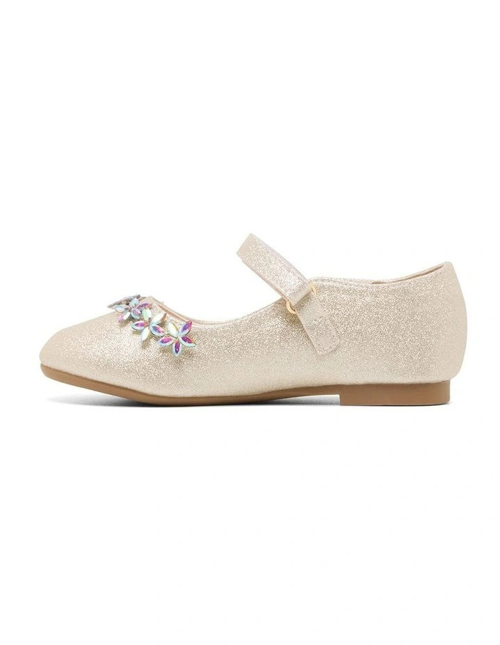 Cammi Crystal Shoes In Gold image 2