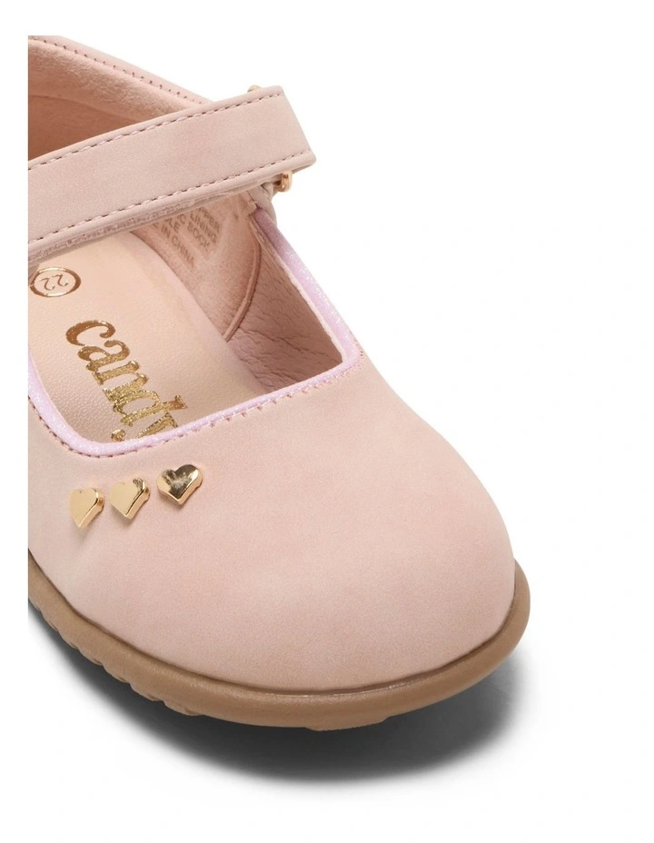 Courtney Mary-Jane Shoes In Pale Pink image 4
