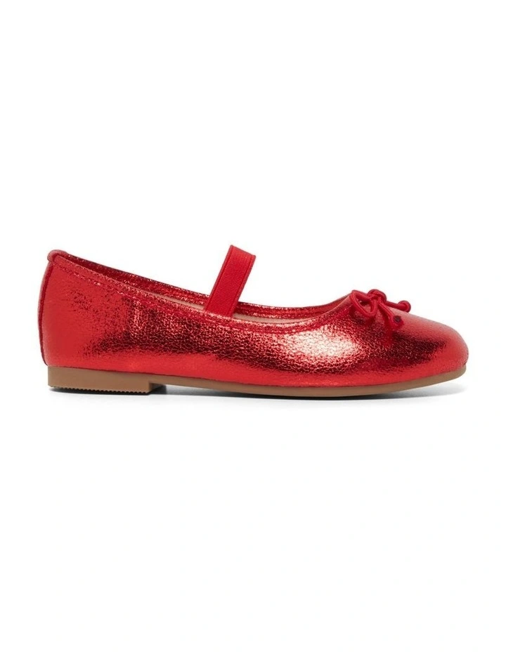 Carmen Ballet Flat Shoes In Red image 1