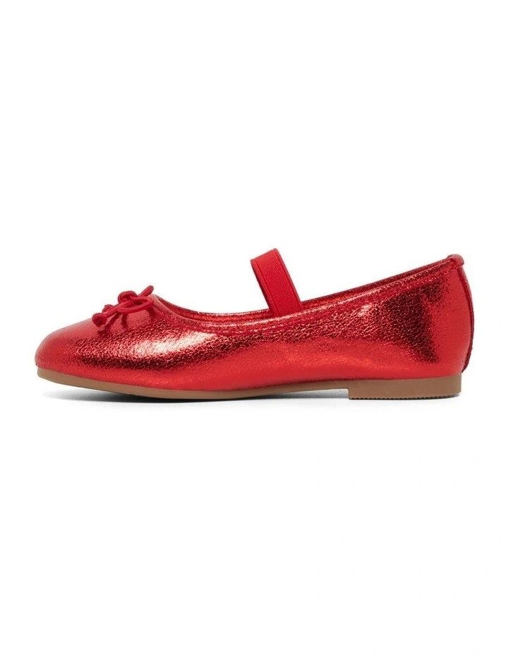Carmen Ballet Flat Shoes In Red image 2
