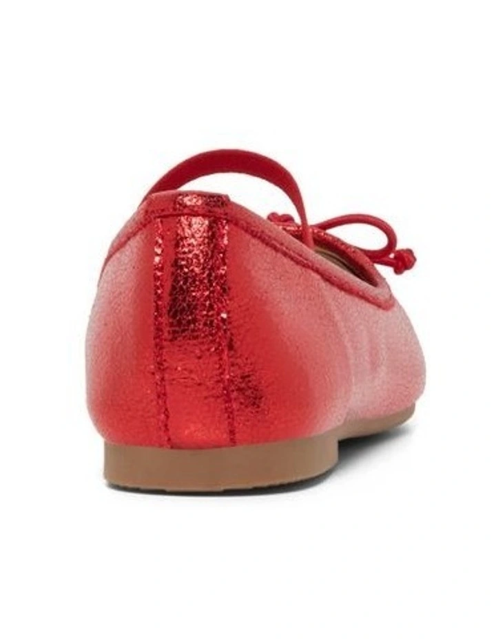 Carmen Ballet Flat Shoes In Red image 3