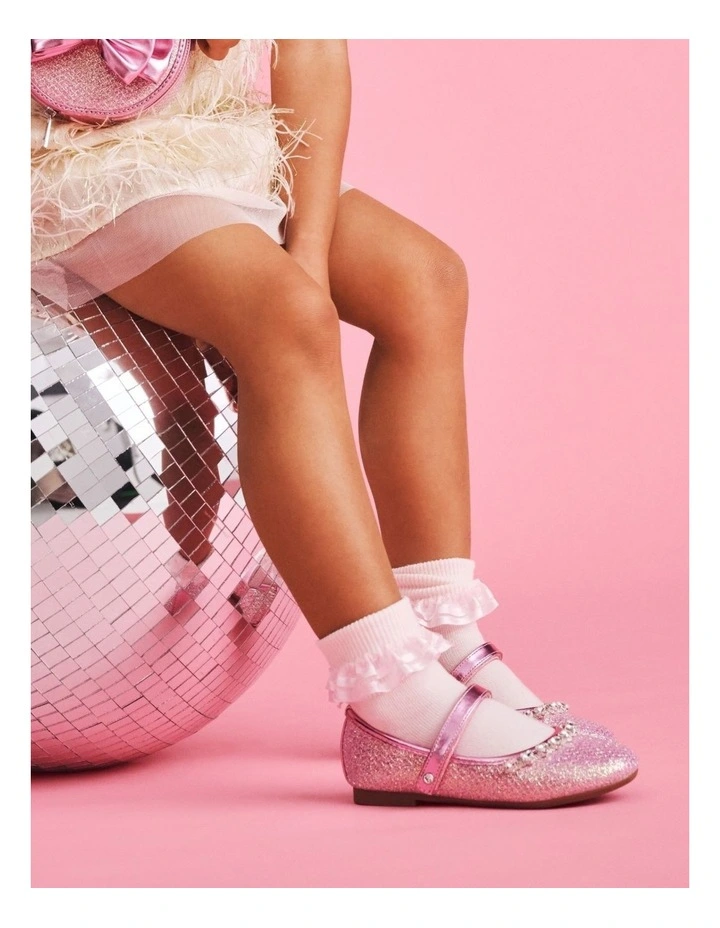 Corie Hearts Shoes In Pink image 5