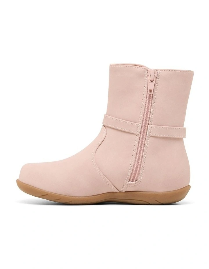 Elise Heart Boots In Blush image 2
