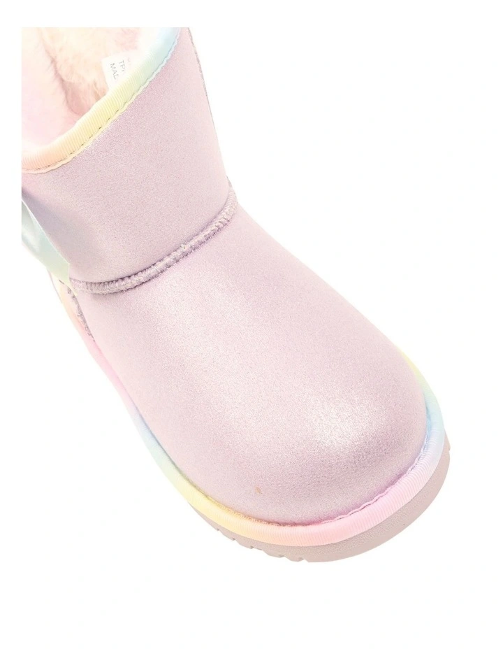 Chilly Low Bow Slippers In Lilac image 4