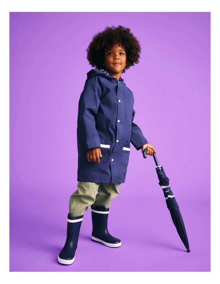 Stride Gumboots In Navy image 3