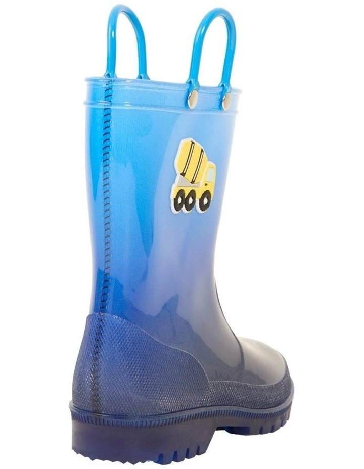 Charlie Truck Gumboots In Blue image 3