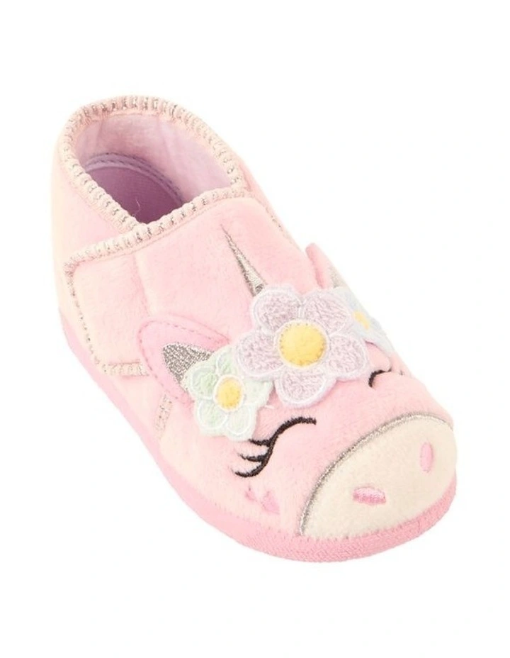 Unicorn Flower Slippers in Pink image 4