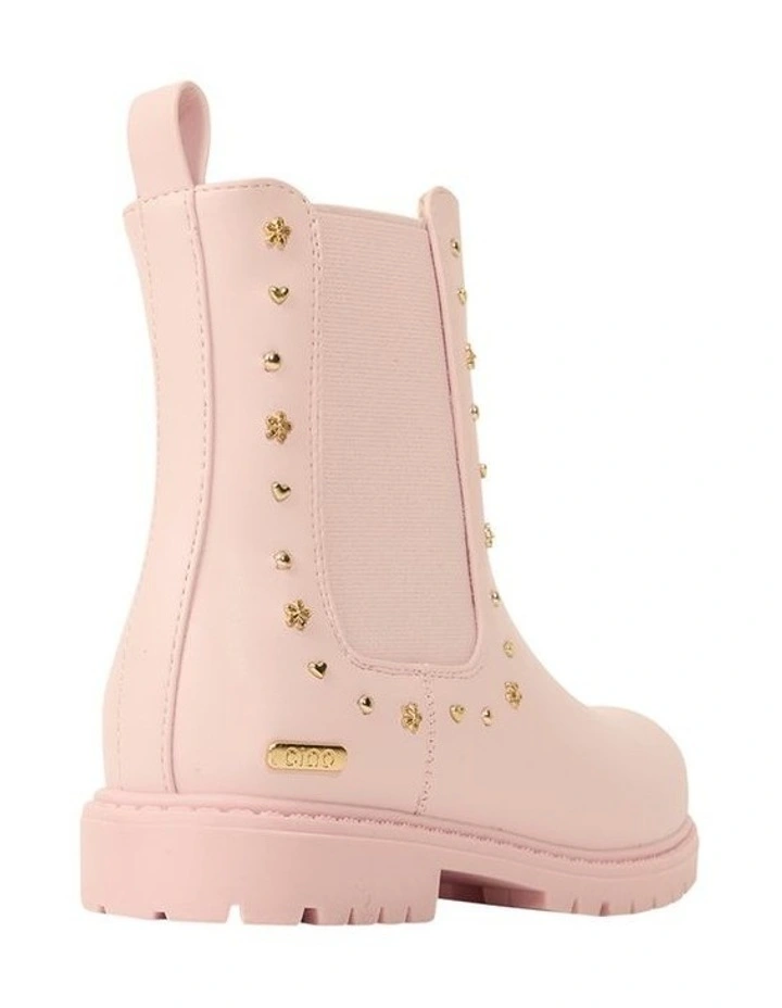 Romy Boots in Light Pink image 3