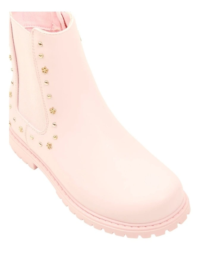 Romy Boots in Light Pink image 4