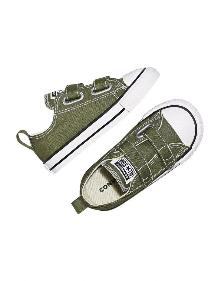 Chuck Taylor All Star 2V Ox Infant Sneakers In Green image 3