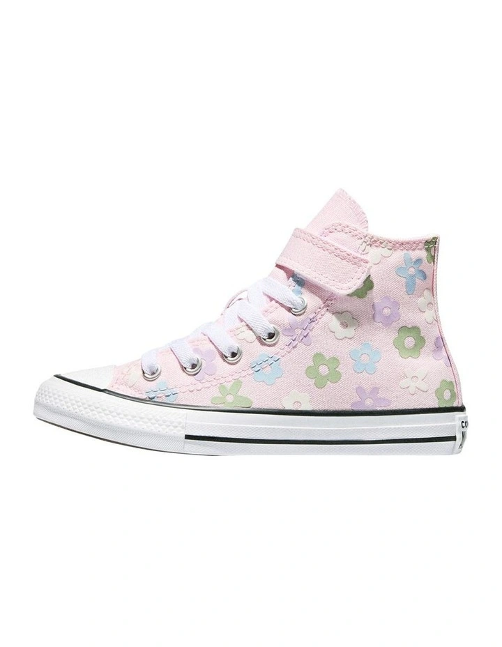 Chuck Taylor All Star Hi Bubble Flowers Youth Sneakers In Pink image 2