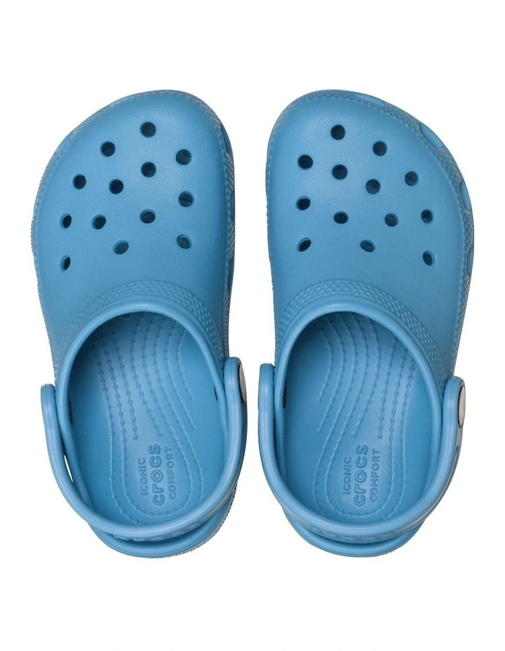 Classic Clog Infant Beach Sandals in Blue image 2