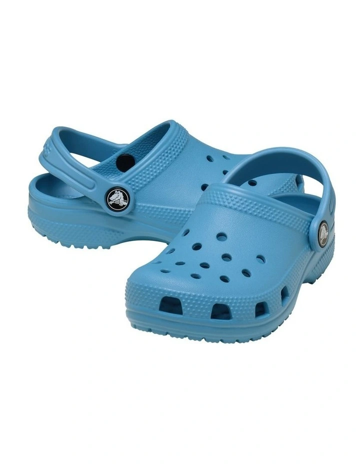 Classic Clog Infant Beach Sandals in Blue image 3