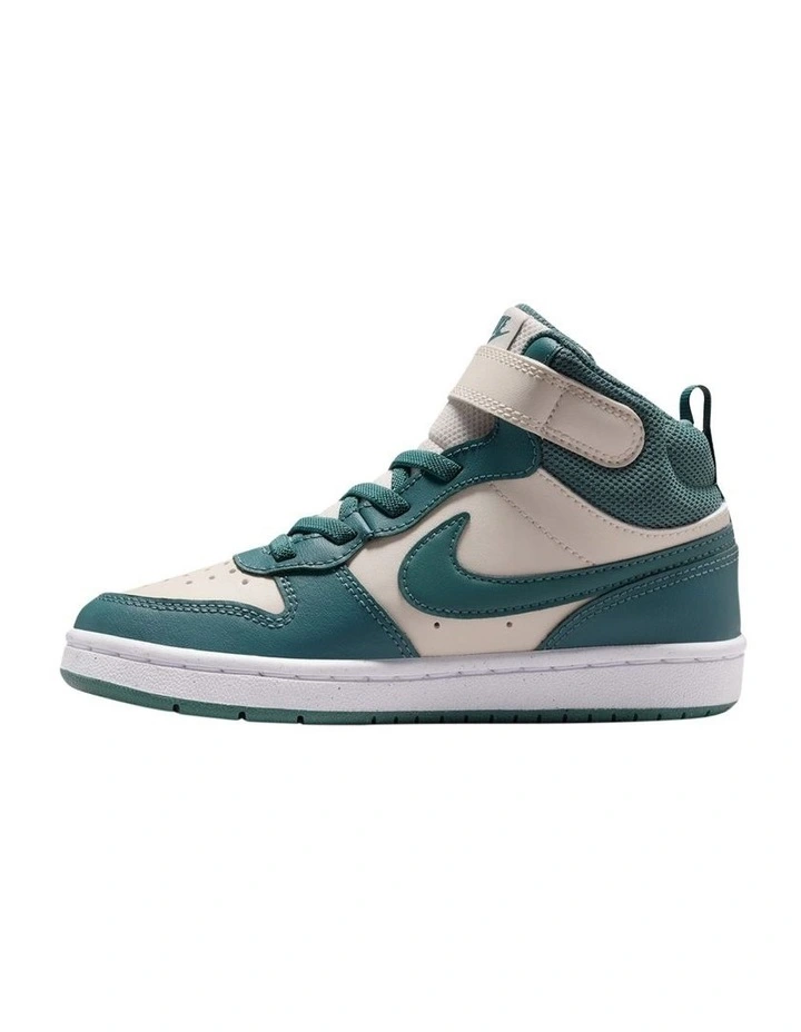 Court Borough Mid 2 Pre-School Sneakers In Cream image 2