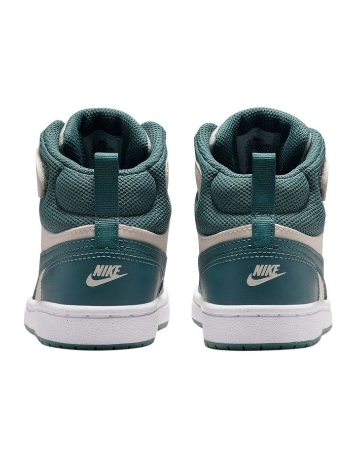 Court Borough Mid 2 Pre-School Sneakers In Cream image 6