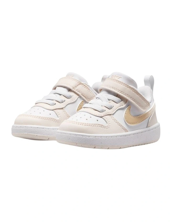 Court Borough Low Bball Infant Sneakers In White image 4