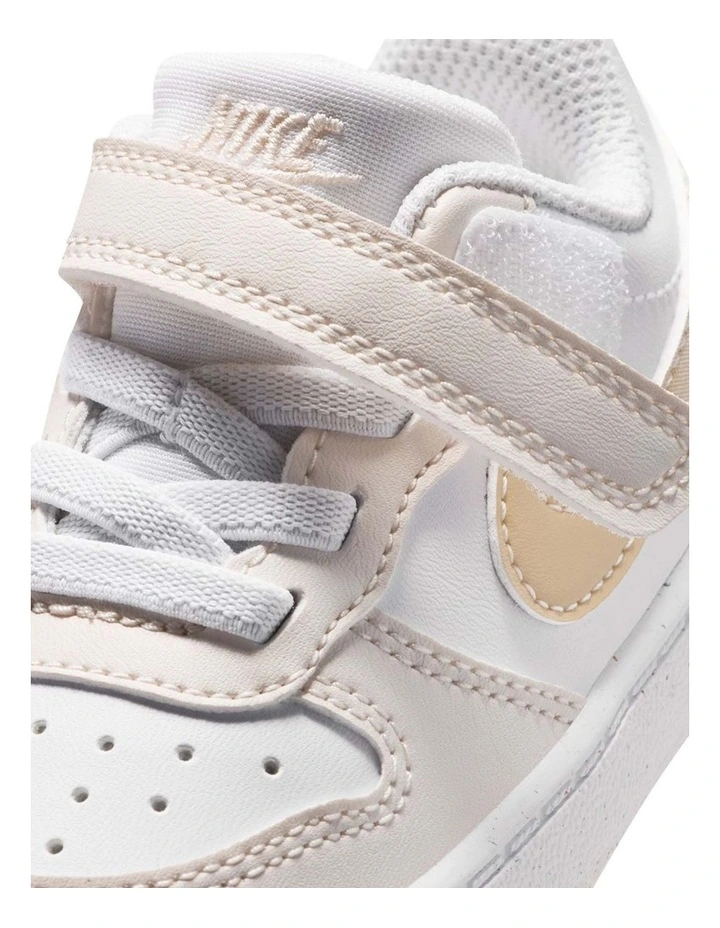 Court Borough Low Bball Infant Sneakers In White image 5