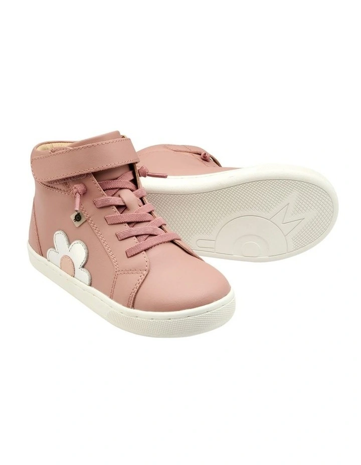 Sole Base Flower Boots In Old Rose image 2