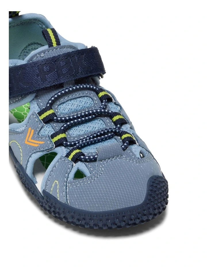 Surf Cage 9858 Youth Sandals in Steel image 4