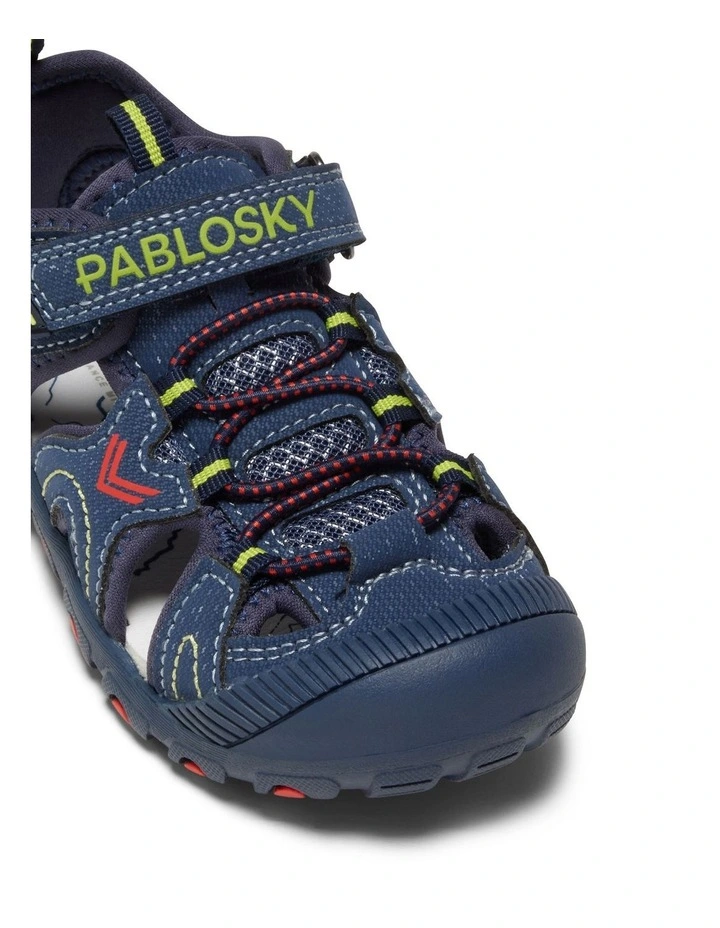 Surf Cage 9859 Youth Sandals in Navy image 4