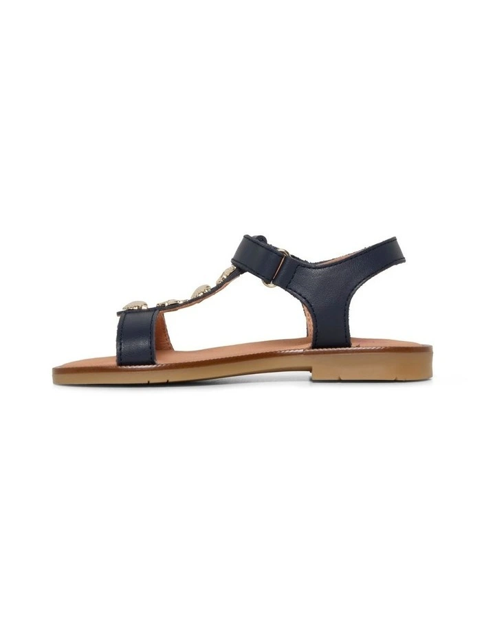Mary Nautical 4510 Youth Sandals In Navy image 2