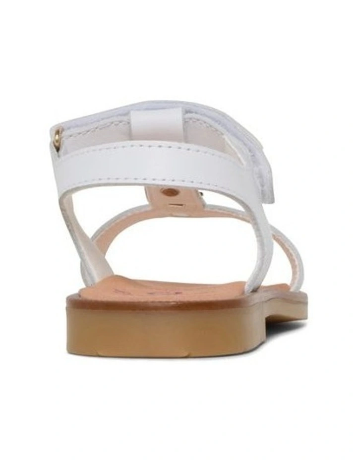 Mary Nautical Sandal 4510 Youth Sandals In White image 3