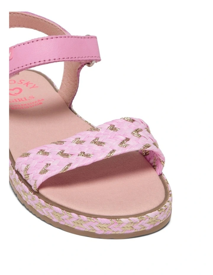 Pepa Weave 4368 Youth Sandals In Pink image 4