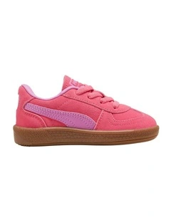 Palermo Elastic Lace Infant Sneakers in Rose
