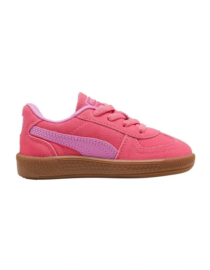 Palermo Elastic Lace Infant Sneakers in Rose image 1