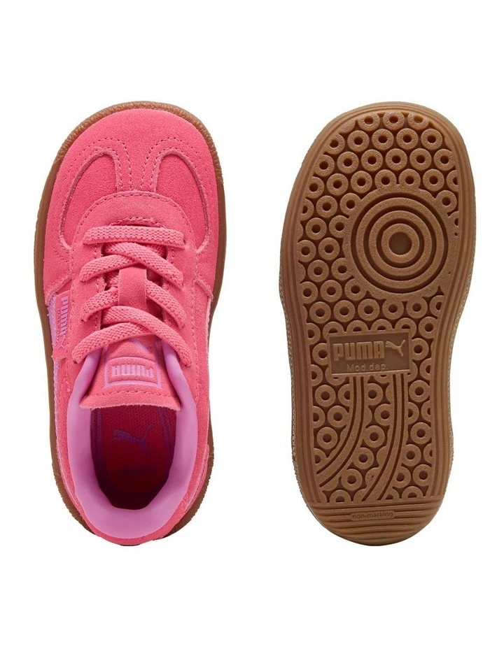 Palermo Elastic Lace Infant Sneakers in Rose image 3