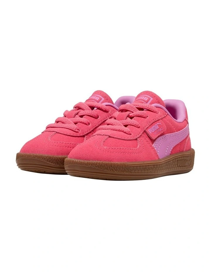 Palermo Elastic Lace Infant Sneakers in Rose image 4