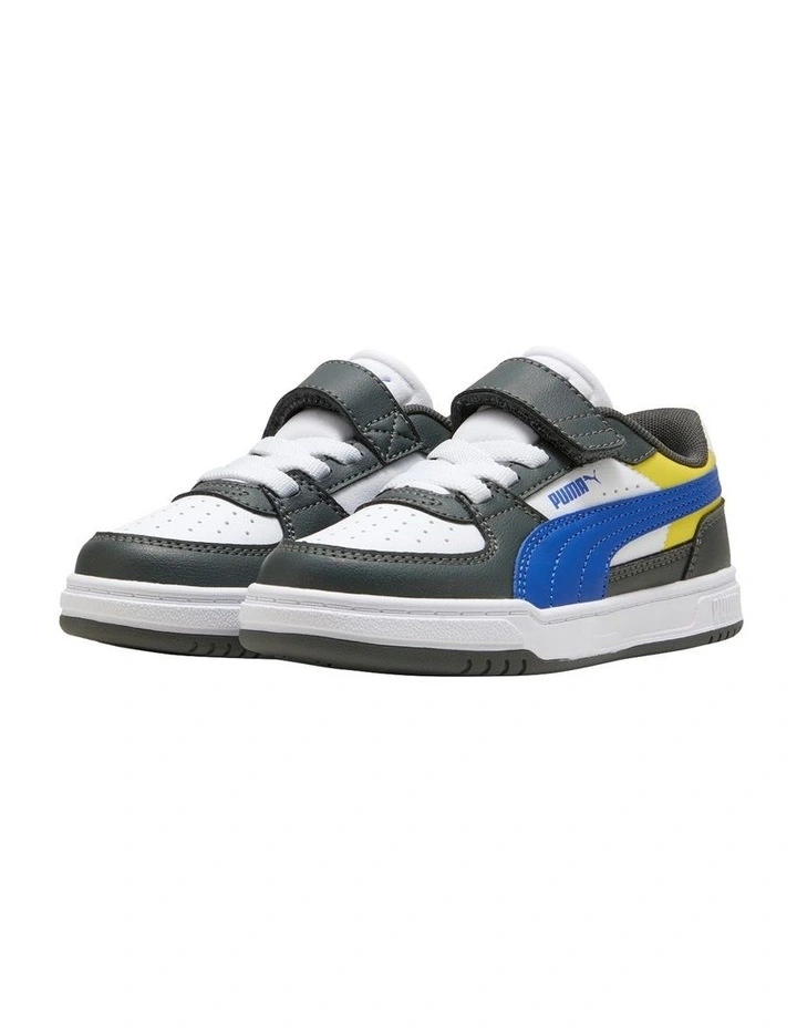 Caven Iii Block Self-Fastening Pre-School Sneakers In Grey image 4