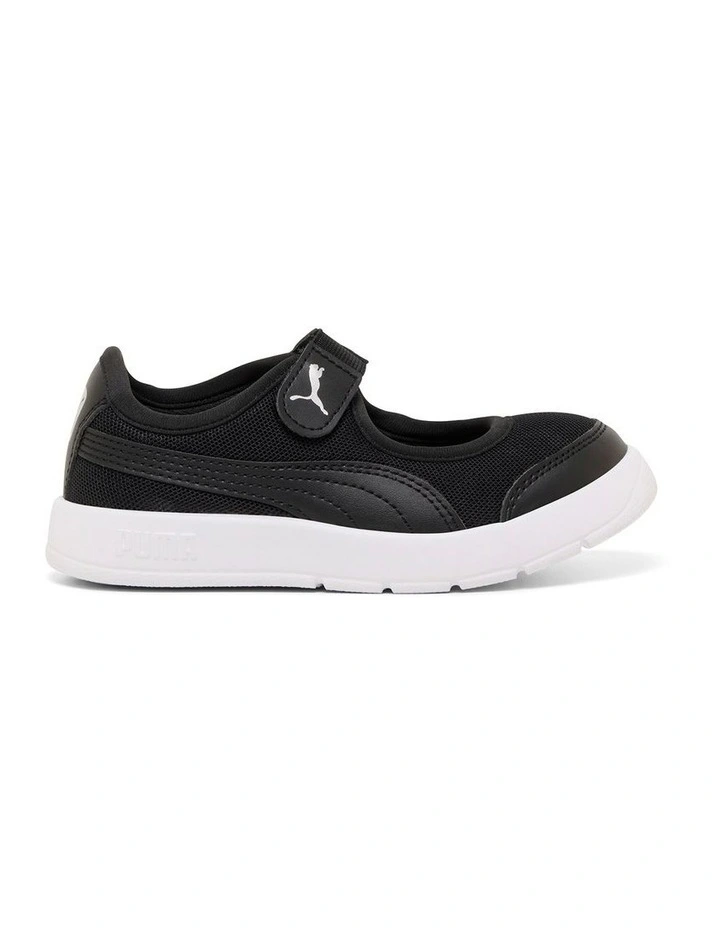 Courtflex V3 Lina Self-Fastening Pre-School Sneakers In Black image 1