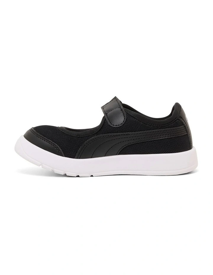 Courtflex V3 Lina Self-Fastening Pre-School Sneakers In Black image 2