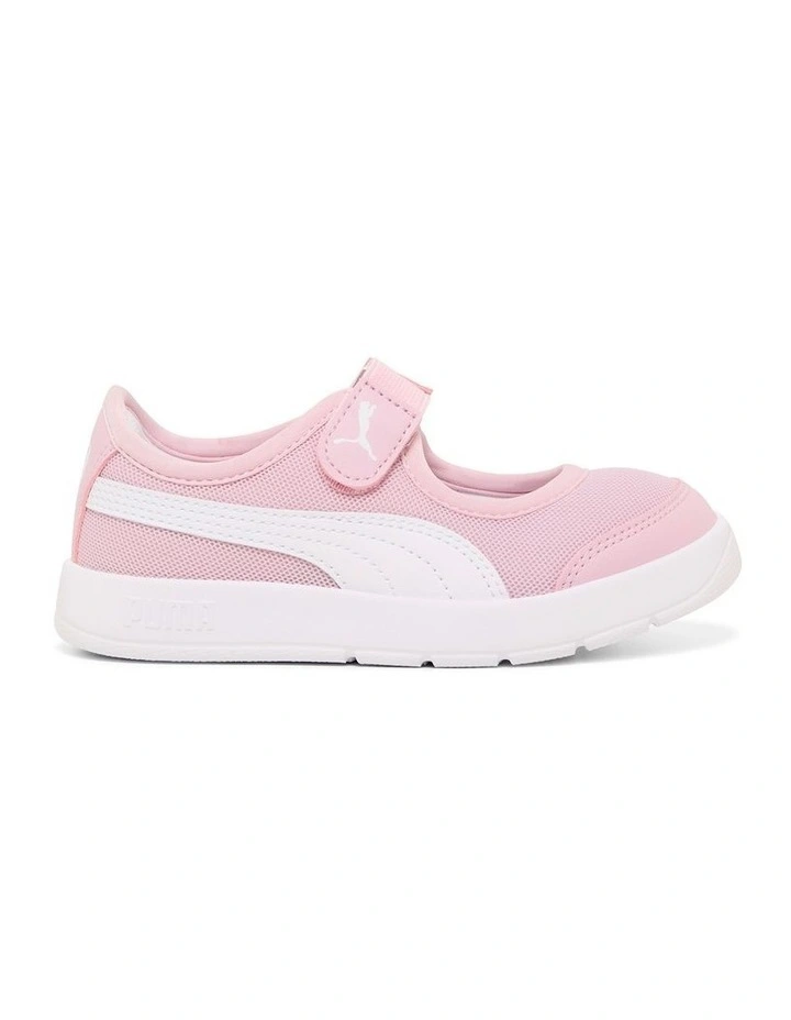 Courtflex V3 Lina Self-Fastening Pre-School Sneakers In Rose image 1