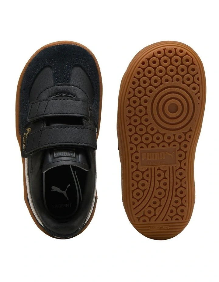 Palermo Ltr Self-Fastening Infant Sneakers In Black image 3