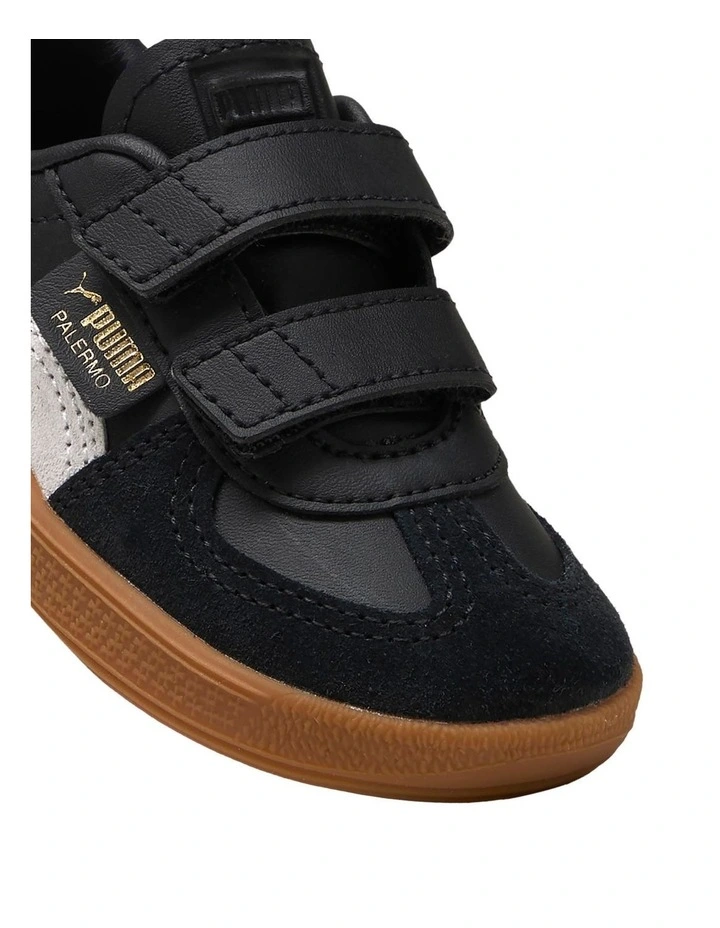 Palermo Ltr Self-Fastening Infant Sneakers In Black image 4