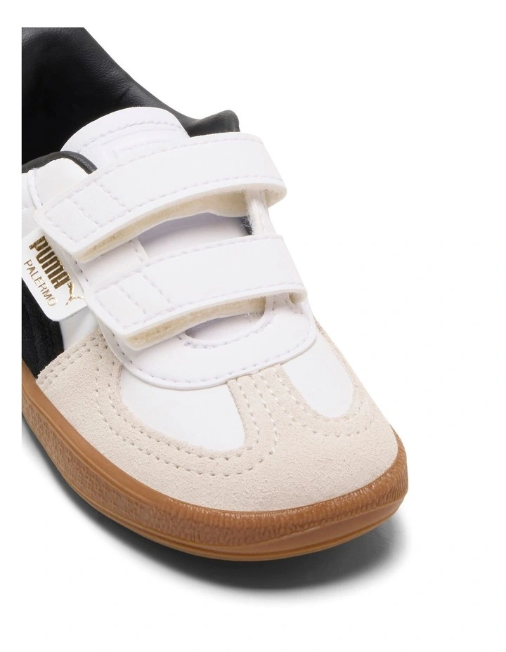 Palermo Ltr Self-Fastening Infant Sneakers In White image 4
