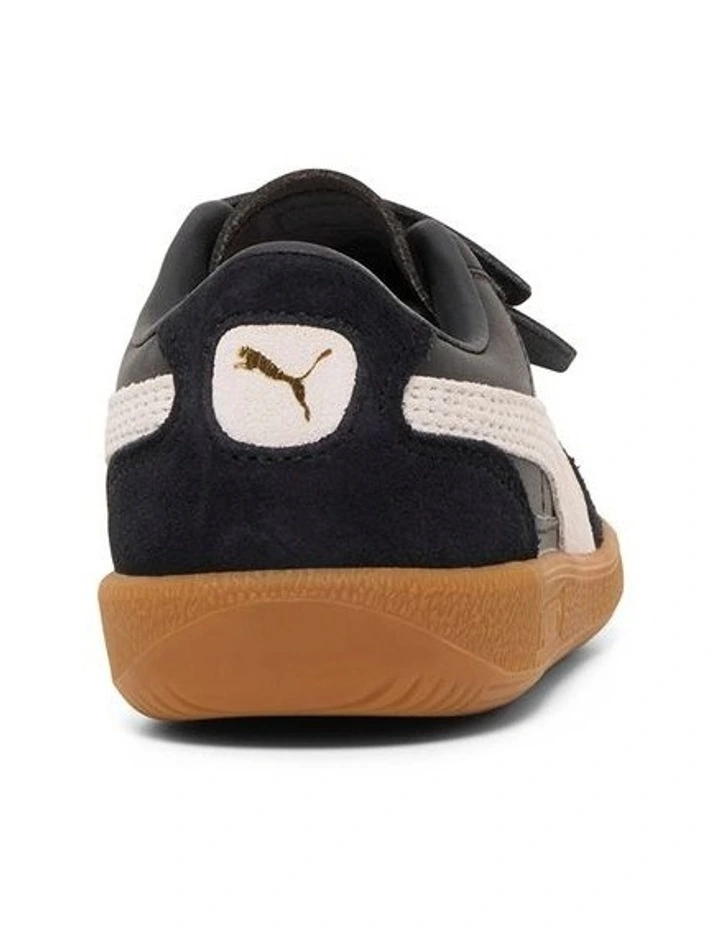 Palermo Ltr Self-Fastening Pre-School Sneakers In Black image 3