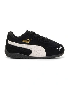 Speedcat Og Elastic Lace Infant Sneakers In Blk/White