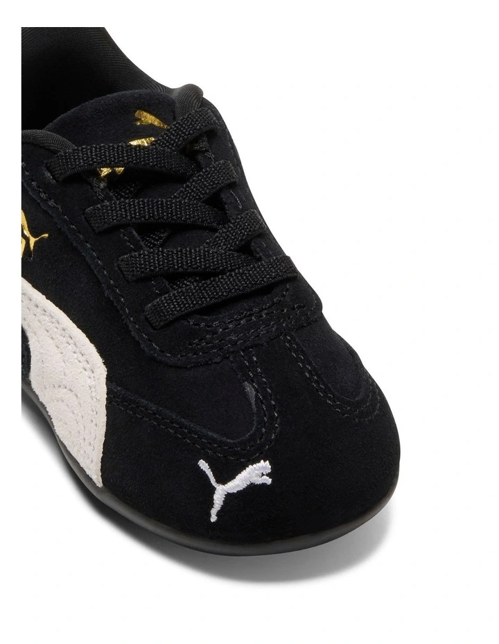 Speedcat Og Elastic Lace Infant Sneakers In Blk/White image 4