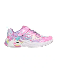 Unicorn Dreams Youth Sneakers in Multias