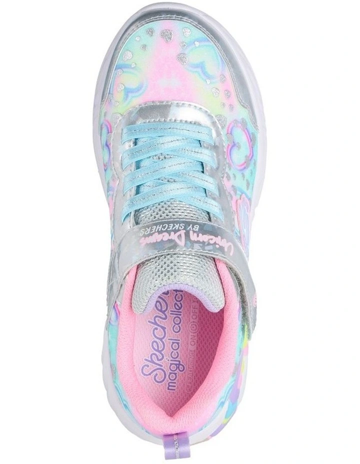 Unicorn Dreams Youth  Sneakers In Silver image 3