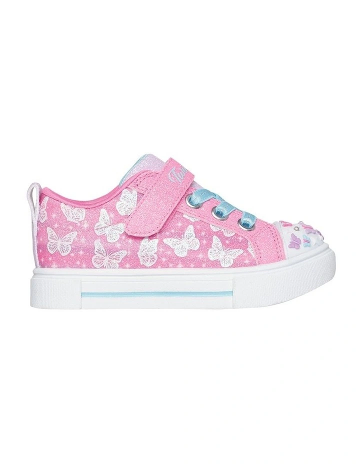 Twinkle Toes Ombre Flutter Infant Sneakers In Hot Pink image 1