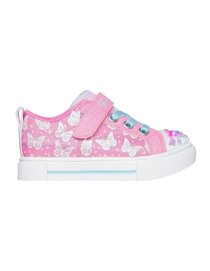 Twinkle Toes Ombre Flutter Infant Sneakers In Hot Pink image 2